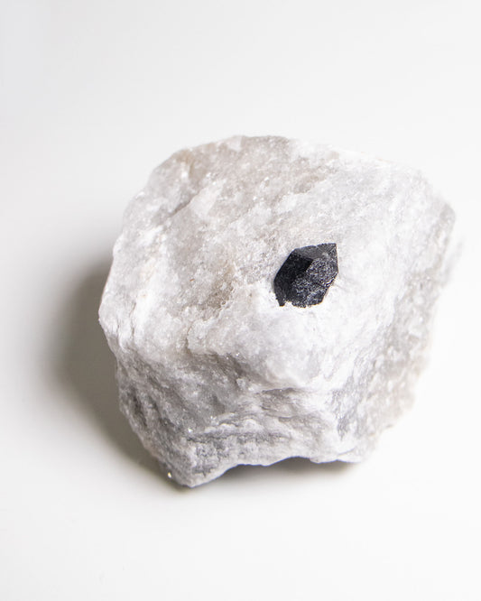 稀有罕見的義大利雙尖黑水晶|療癒與保護能量