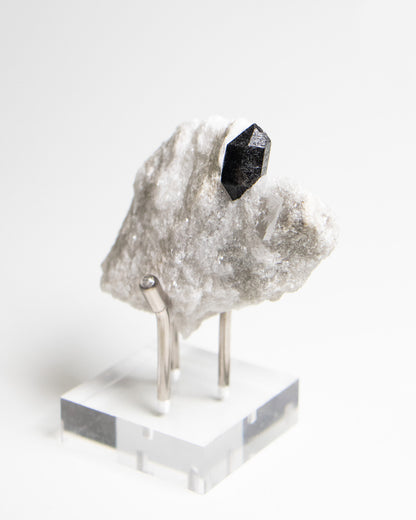 稀有罕見的義大利雙尖黑水晶｜療癒與保護能量