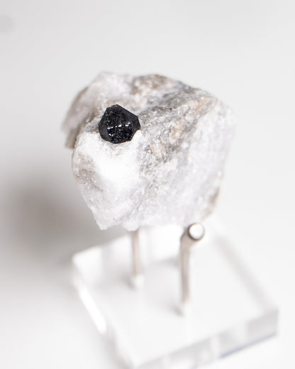 稀有罕見的義大利雙尖黑水晶｜療癒與保護能量