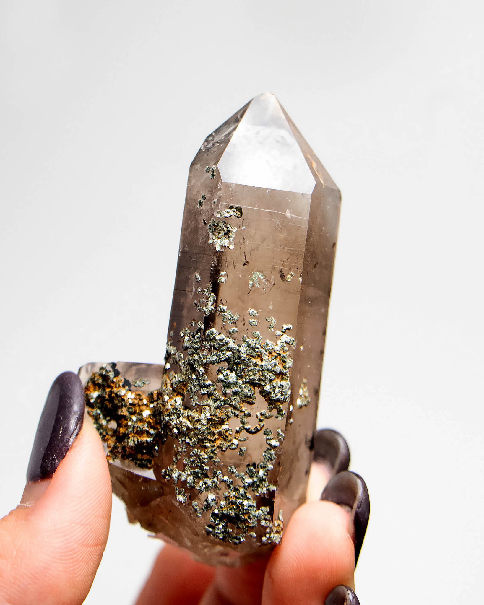 波士尼亞煙晶，以漸層色澤與自癒痕跡聞名，象徵療癒能量、穩定力量與自我修復後的再生轉化。